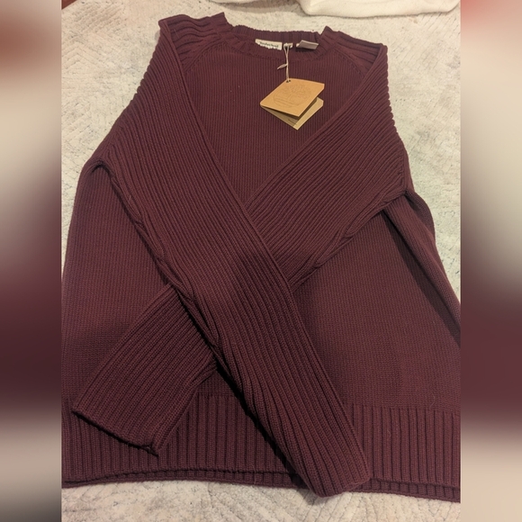 NWT Burgundy Timberland Sweater Size L - Picture 5 of 7